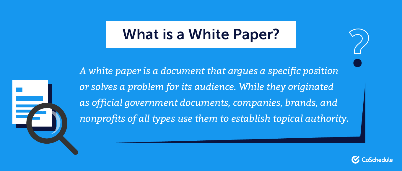Wie schreibe ich White Papers, die Leute tatsächlich lesen möchten