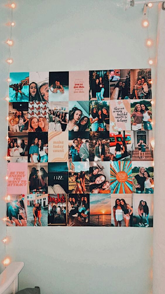Photo collage for your online vision board