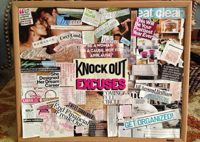 Vision Board Online-Beispiel