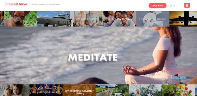 DreamITAlive Rundum funktionale Online Vision Board Plattform und Community Builder