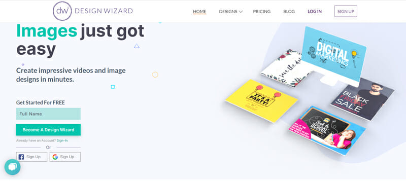 Design Wizard Die beliebteste Online-Vision-Board-Plattform für ihre Einfachheit und Benutzerfreundlichkeit.