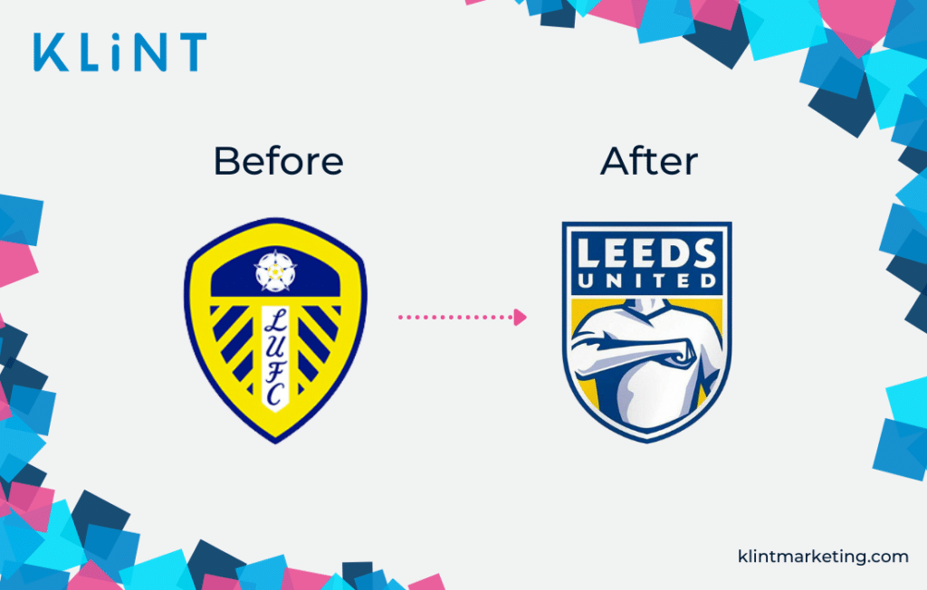 Exemple de mauvaise image de marque de Leeds United.