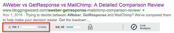 serps 2 авебер против getresponse