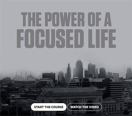 دورة التركيز في الجزء المرئي من الصفحة: قوة الحياة المركزة - ابدأ الدورة - شاهد الفيديو