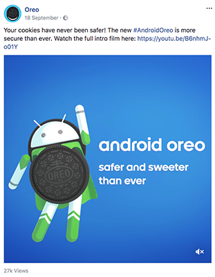 Parteneriat Oreo Android Oreo