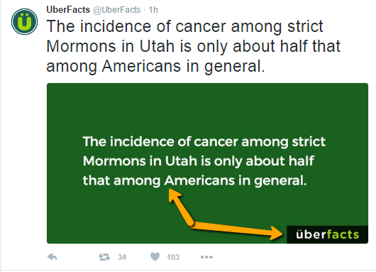 Uber Facts Tweet Przykład 1