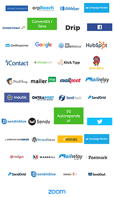 Lista de servicios de marketing por correo electrónico integrados BW