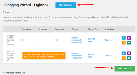 Ajouter une nouvelle Lightbox