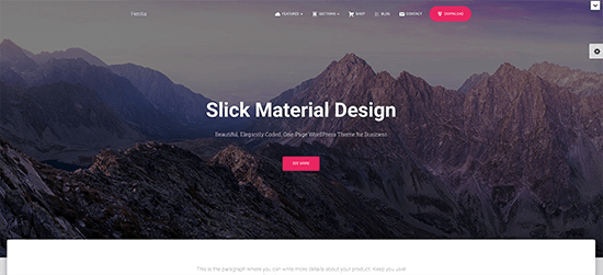 Hestia Free Multi Purpose WordPress Theme