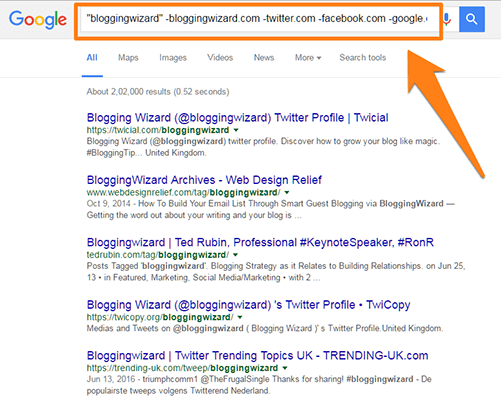 Google 검색 브랜드 이름