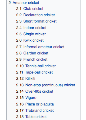 6e Вики Крикет