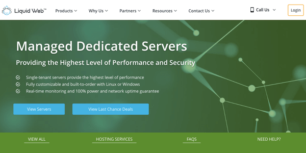 hosting dedicato di liquidweb