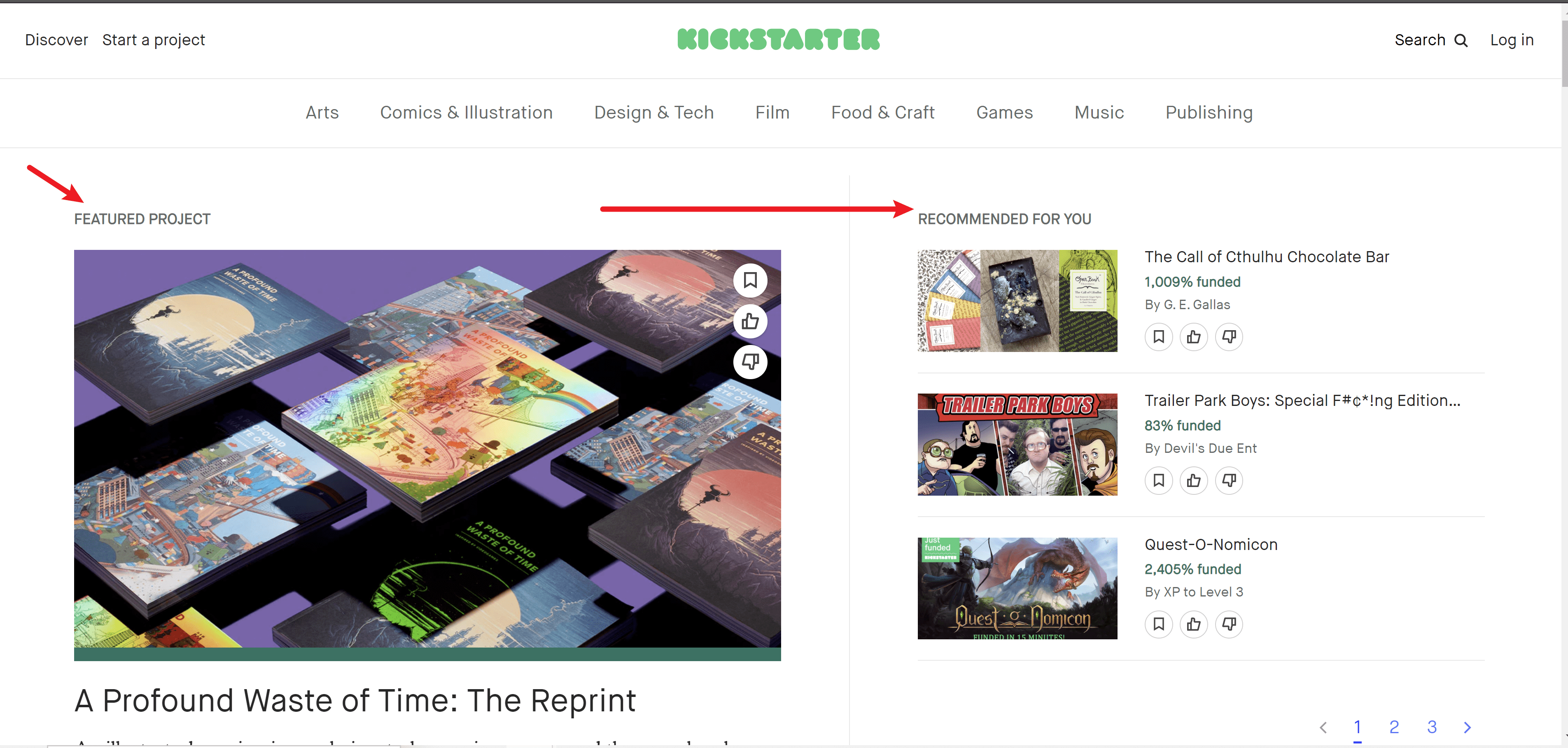 การปรับแต่งเนื้อหา Kickstarter ในแบบของคุณ