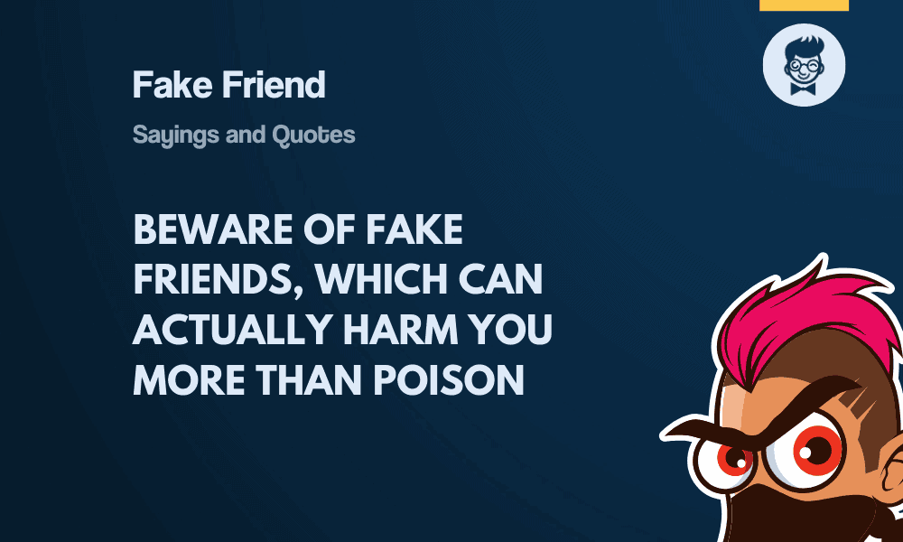 Zitate falsche freunde