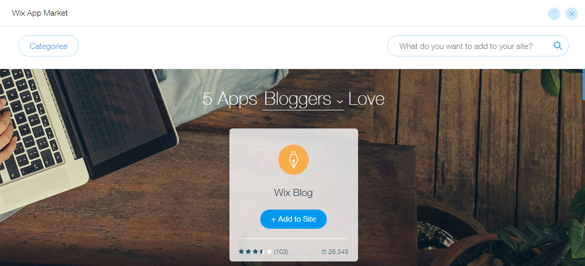 Blog Wix