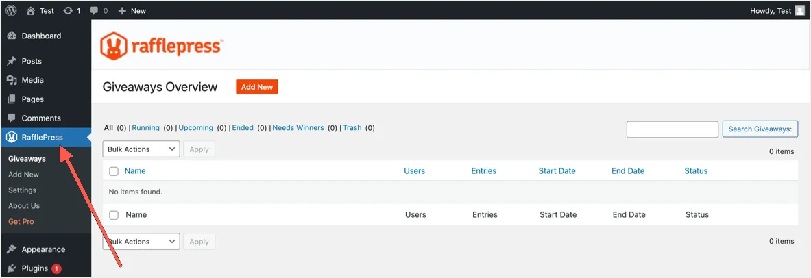 RafflePress-Plugin-Dashboard