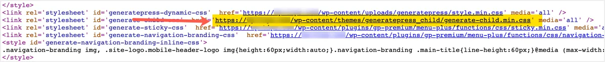 CSS minimizzato in Source