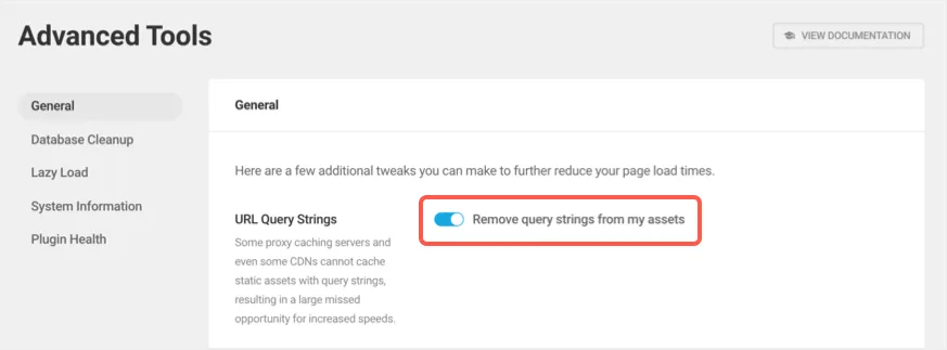 Rimuovere le stringhe di query nel plugin Hummingbird