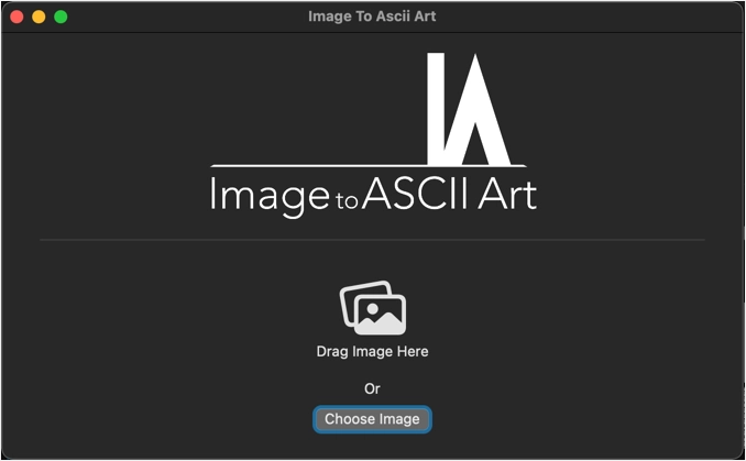Immagine in ASCII Art in Mac