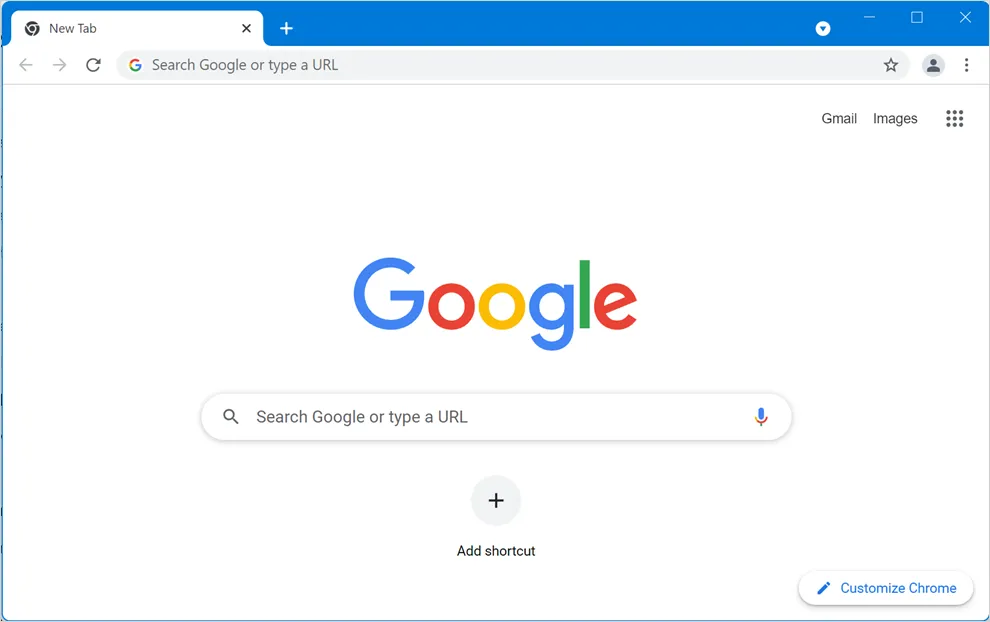 Versión de Windows de Google Chrome