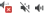 Simboli degli altoparlanti in Chrome