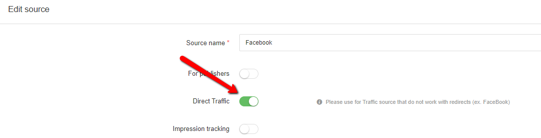 Méthode de trafic direct