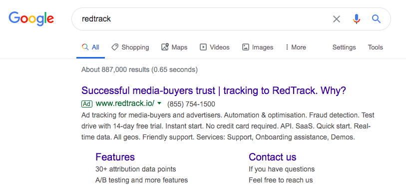 Annonces du Réseau de Recherche Google