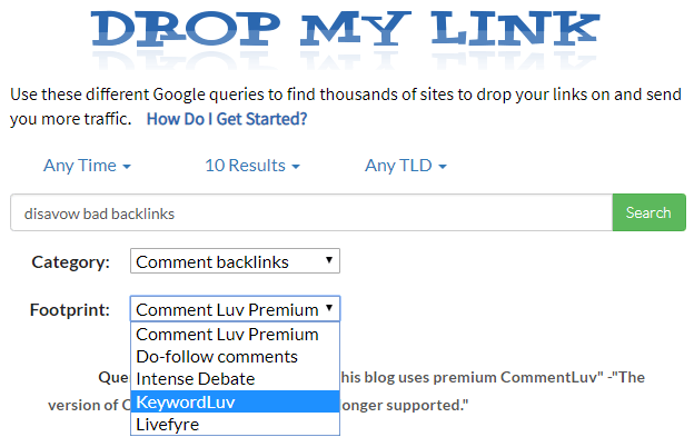 Dropmylink