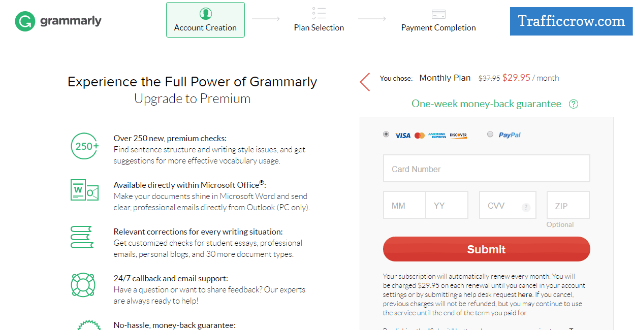 Grammarly Review - Сколько стоит Grammarly Pay Account