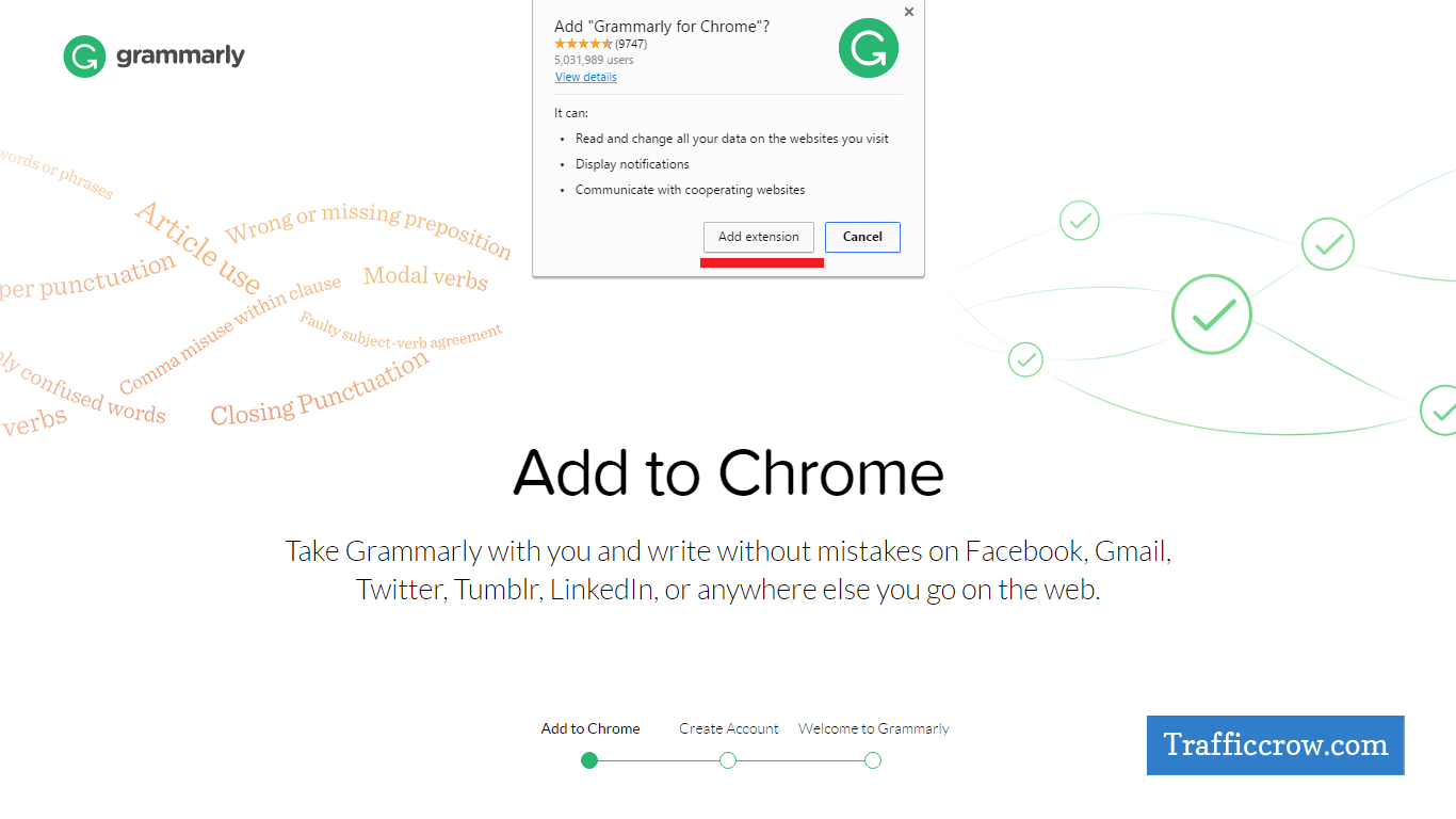 语法折扣-如何在Google Chrome中安装语法