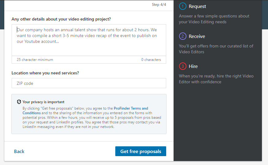 linkedin profinder