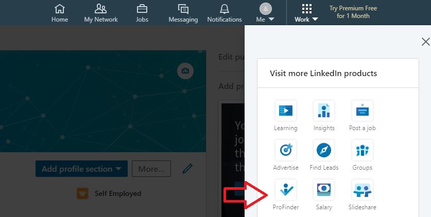 linkedin profinder