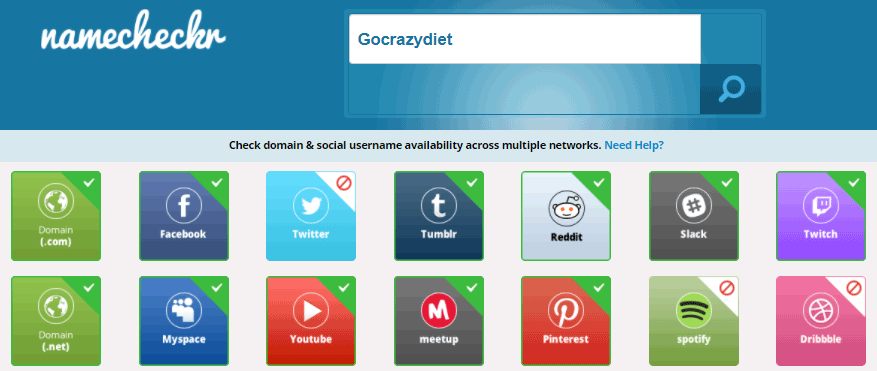 Namecheckr