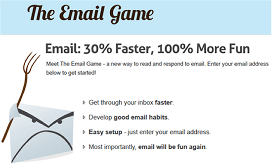 E-posta Oyununun Ekran Görüntüsü