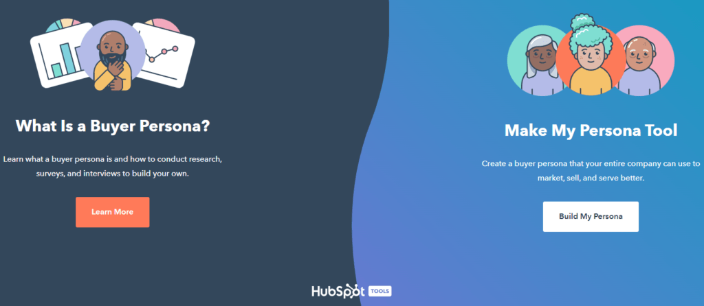 A ferramenta Buyer Persona da Hubspot
