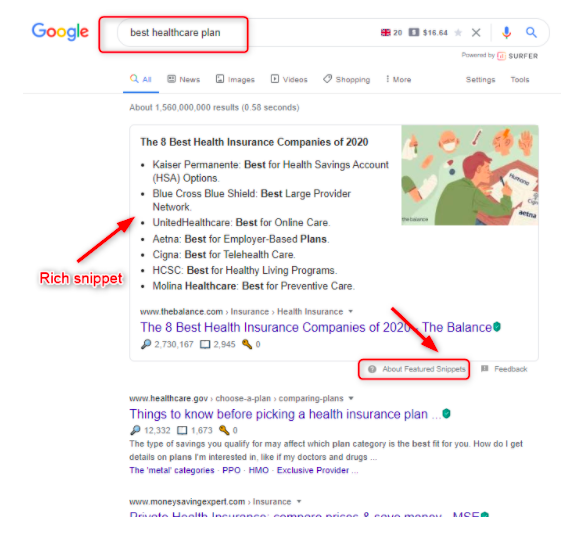 SEO fragmentów rozszerzonych