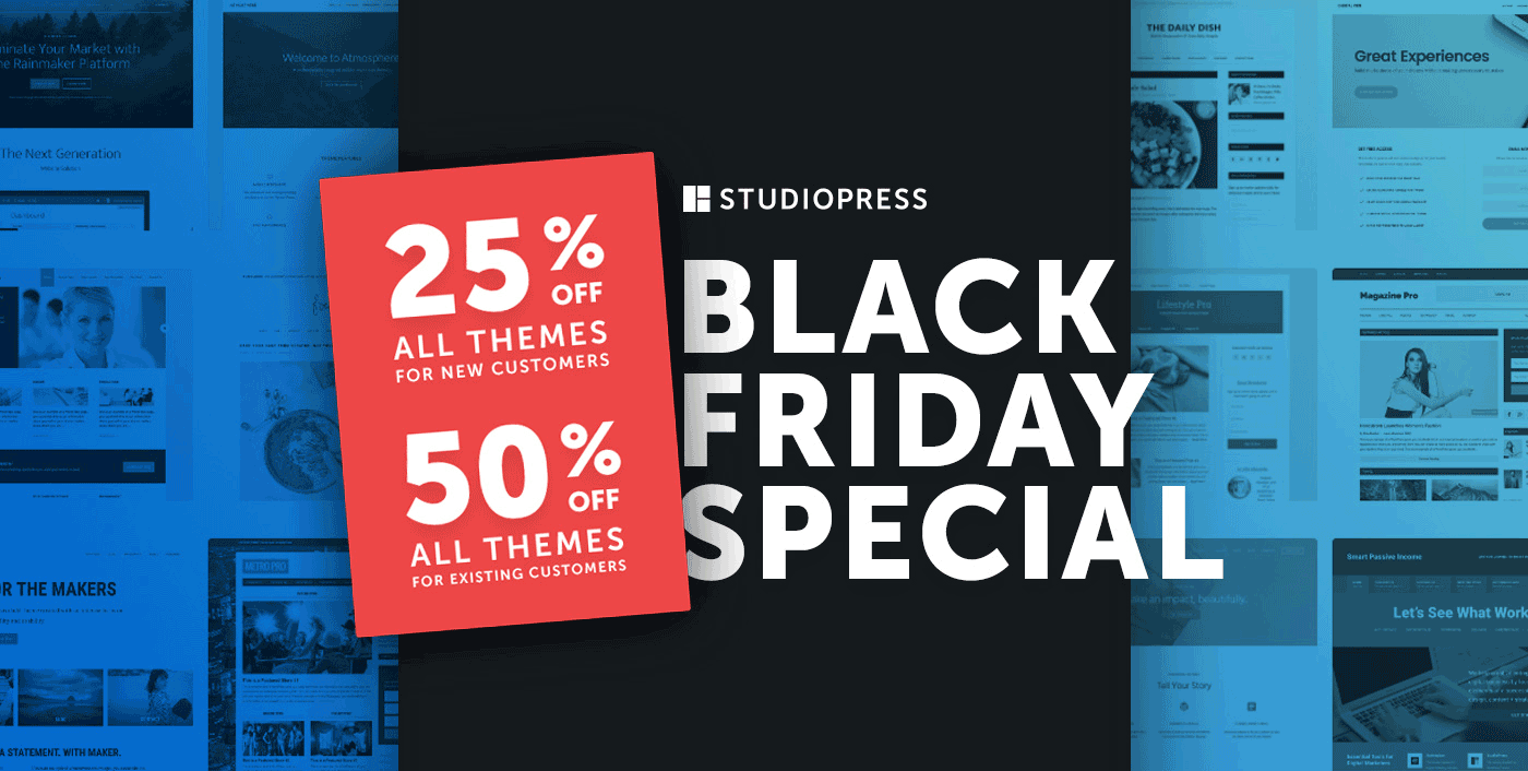 StudioPress-Genesis-Thèmes-Black-Friday-Discount