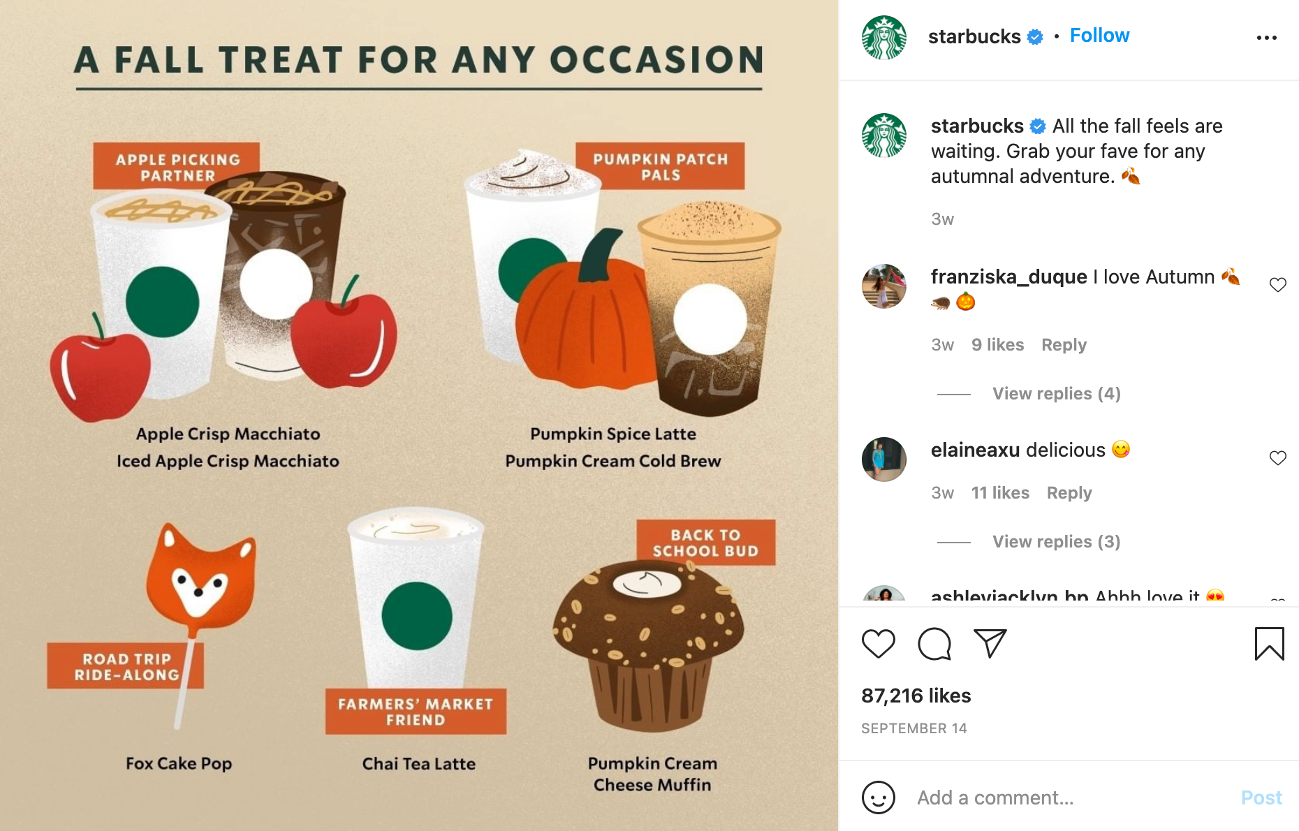 Instagram Starbucks