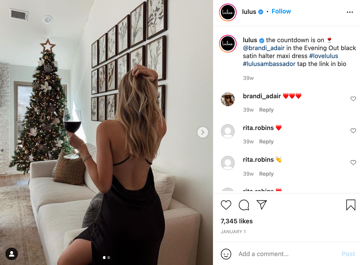 Lulus Instagram