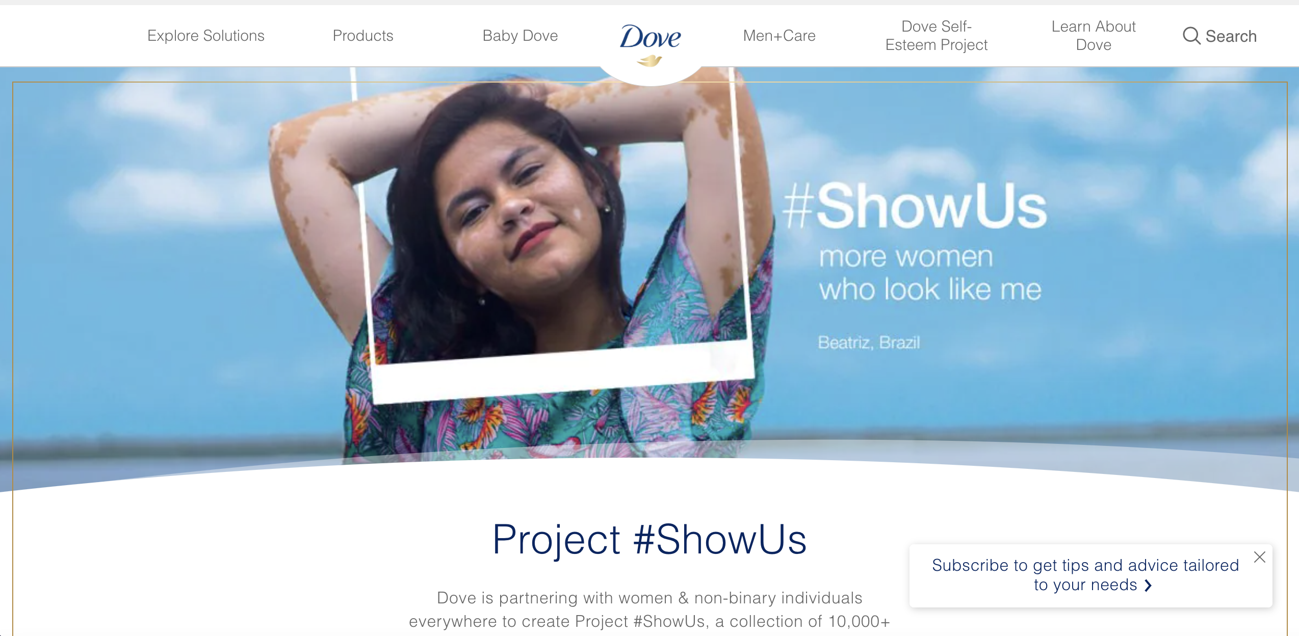 #showus dove