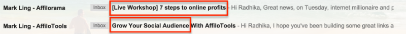 affilorama email