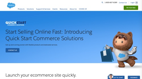 Salesforce-Schnellstart-Commerce-Lösungen