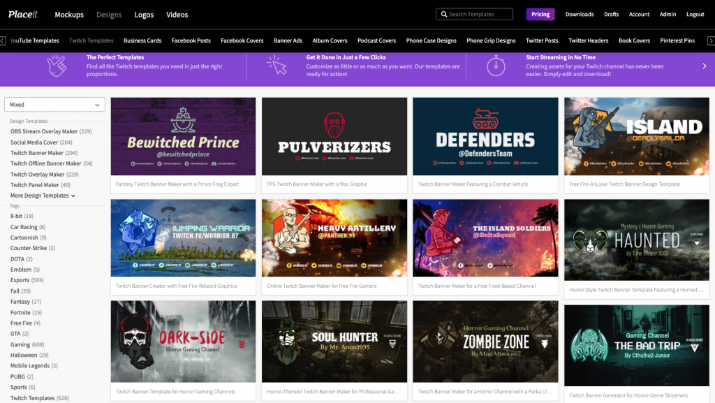 21年の21のトップ無料twitchオーバーレイテンプレート 更新 Affde マーケティング