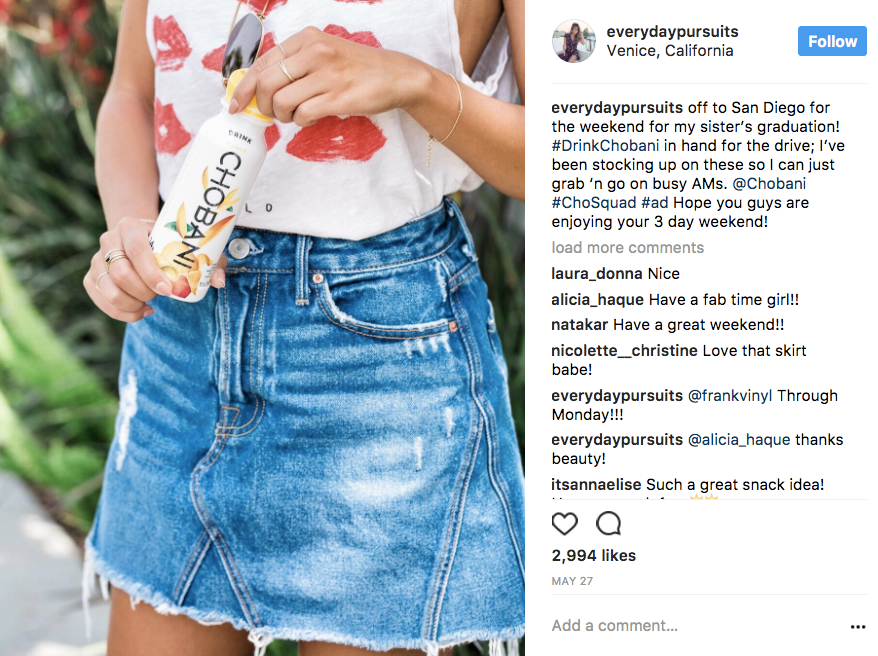 Chobani marketing zilnic pururi ashley torres