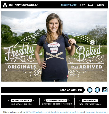 Кампания по сегментации Johnny Cupcakes