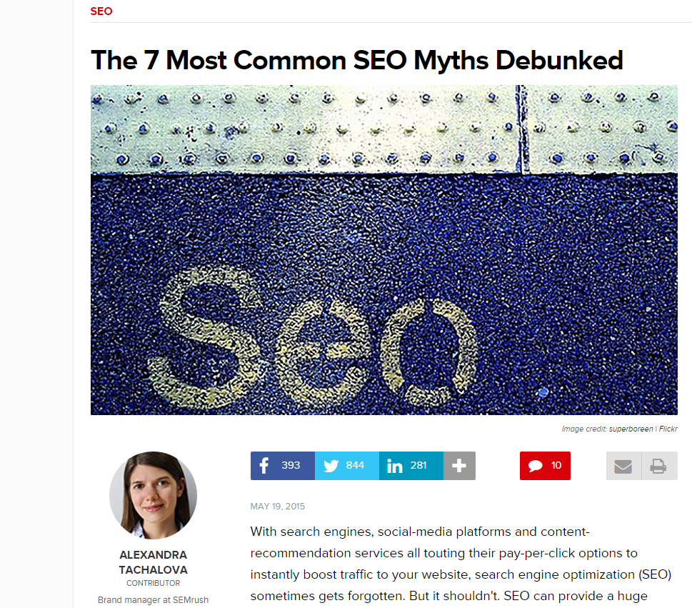 Rethink a Common Viewpoint - Common SEO Myths Debunked