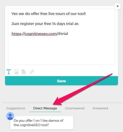 Configurez votre chatbot