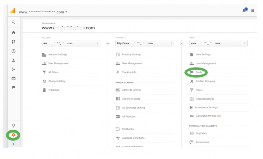 Objectifs Google Analytics 1