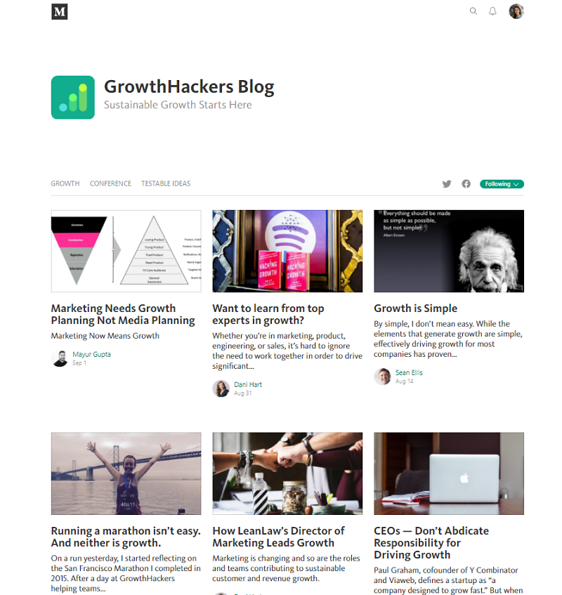 GrowthHackers Blog
