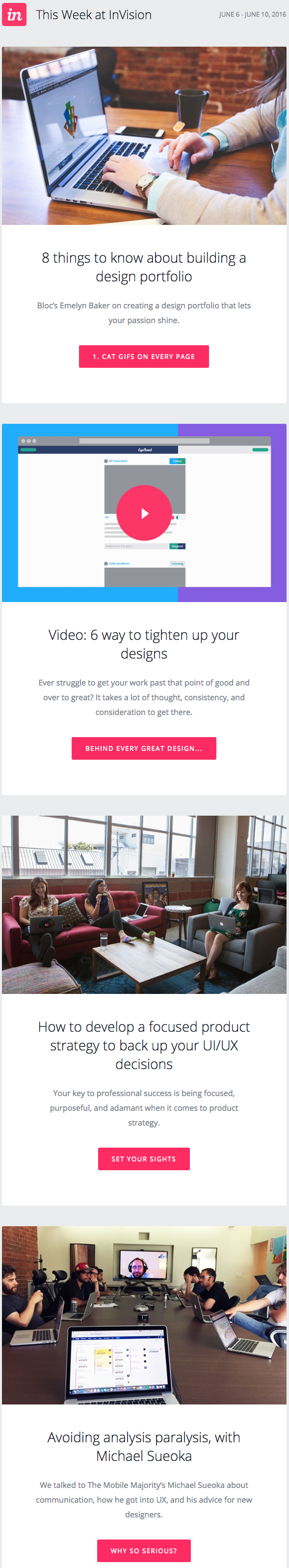 meilleurs exemples de newsletter par e-mail